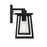 Savoy House Denver 1 Light Outdoor Wall Lantern, Black/Seeded