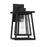 Savoy House Denver 1 Light Outdoor Wall Lantern, Black/Seeded