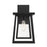 Savoy House Denver 1 Light Outdoor Wall Lantern, Black/Seeded