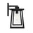 Savoy House Denver 1 Light Outdoor Wall Lantern, Black/Seeded