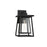 Savoy House Denver 1 Light 10" Outdoor Wall Lantern, Black/Seeded - 5-2022-BK