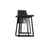 Savoy House Denver 1 Light Outdoor Wall Lantern, Black/Seeded