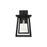 Savoy House Denver 1 Light Outdoor Wall Lantern, Black/Seeded