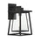 Savoy House Denver 1 Light Outdoor Wall Lantern, Black/Seeded