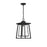 Savoy House Denver 1 Light Outdoor Hanging Lantern, Black/Seeded - 5-2025-BK