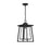 Savoy House Denver 1 Light Outdoor Hanging Lantern, Black/Seeded