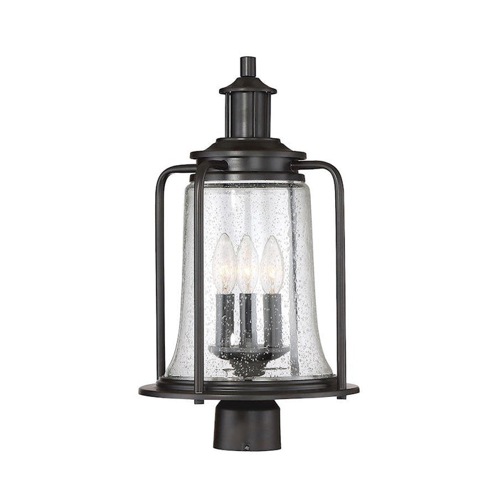 Savoy House Tacoma 3 Light Outdoor Post Lantern, English Bronze