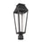 Savoy House Brookline LED Outdoor Post Lantern, Matte Black/Clear