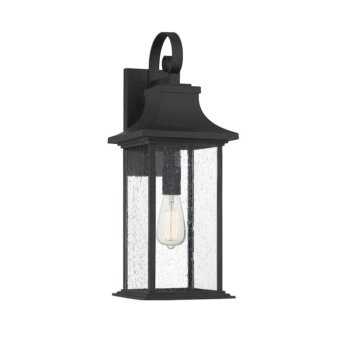 Savoy House Hancock 1 Light Large Outdoor Sconce, Matte Black - 5-451-BK