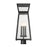 Savoy House Millford 3 Light Outdoor Post Lantern, Matte Black/Clear