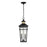 Savoy House Kingsley 2 Lt Outdoor Hanging Lantern, Black/Brass/Clear
