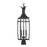 Savoy House Montpelier 3 Light Outdoor Post Lantern, Black/Clear