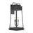 Savoy House Boone 4 Light Outdoor Wall Lantern, Black/Clear Beveled