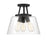 Savoy House Calhoun 3 Light Semi-Flush, Matte Black - 6-1024-3-89