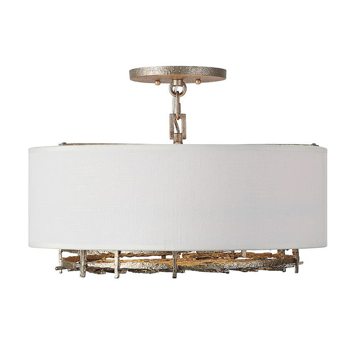 Savoy House Cameo 4-Light Conv Semi-Flush/Pendant, Campagne Luxe