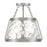 Essentials Crawford 3 Light Semi Flush Mount, Nickel/Clear Piastra - 6-1802-3-SN