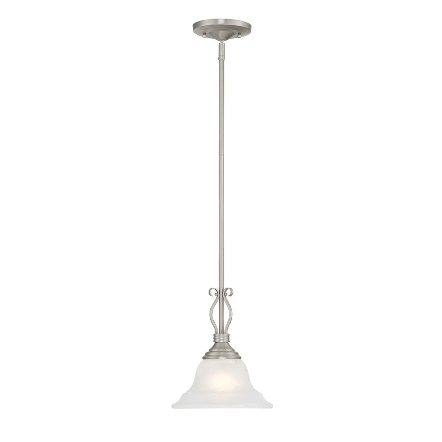 Savoy House Polar 1 Light Mini Pendant, Pewter - 7-130-1-69