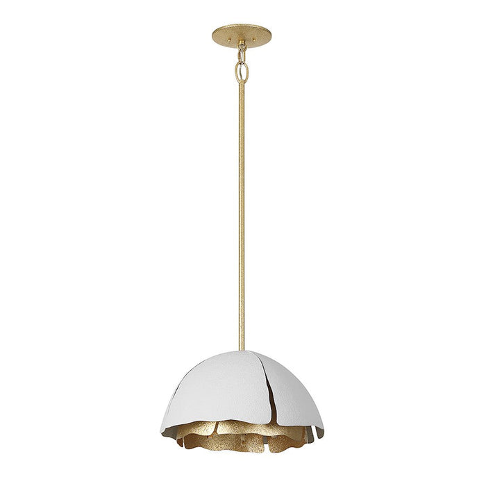 Savoy House Brewster Pendant, Cavalier Gold/Royal White