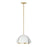 Savoy House Brewster Pendant, Cavalier Gold/Royal White