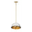 Savoy House Brewster Pendant, Cavalier Gold/Royal White