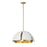 Savoy House Brewster Pendant, Cavalier Gold/Royal White