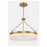 Savoy House Landon LED 1 Light Pendant, Brass/Natural