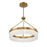 Savoy House Landon LED 1 Light Pendant, Brass/Natural