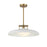 Savoy House Gavin 1 Light Pendant, White/Brass/White Opal - 7-1690-1-142