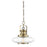 Savoy House Mayfield 1 Light Pendant, Warm Brass