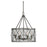 Savoy House Arbor 6 Light Pendant, Smoke