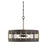 Savoy House Leland 4 Light Pendant, Artisan Rust