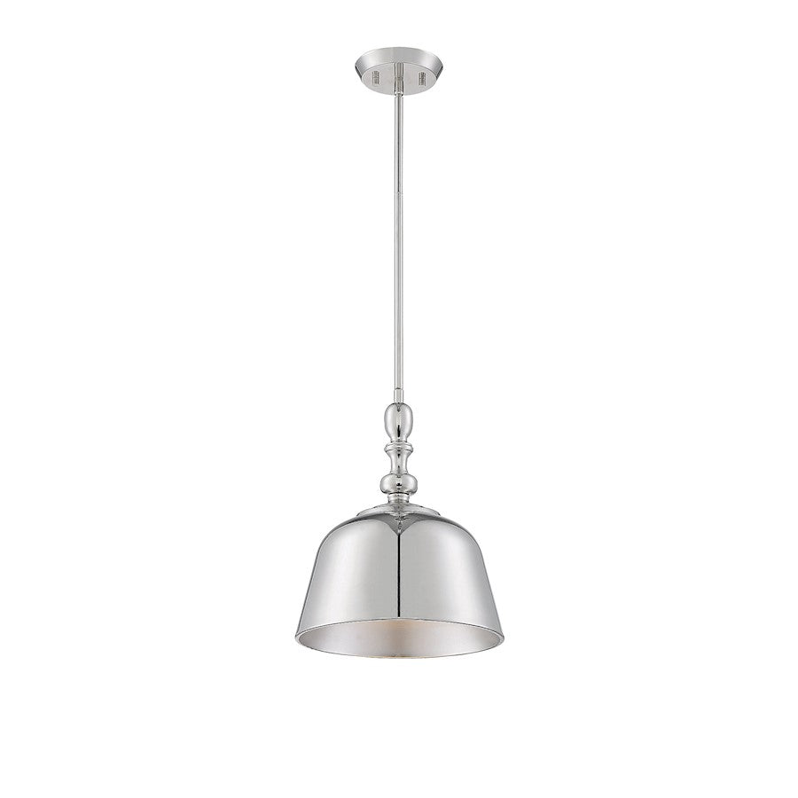 Savoy House Berg 1 Light Pendant, Polished Nickel - 7-3751-1-109