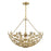 Savoy House Birch 6 Light Pendant, Burnished Brass - 7-4199-6-171