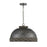 Savoy House Tripoli 1 Light Pendant, Mottled Zinc/Gray Rattan