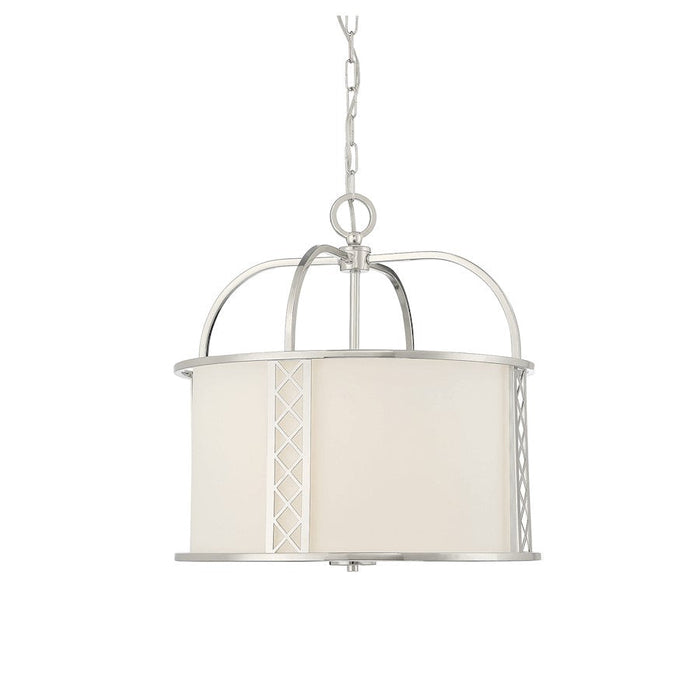 Savoy House Rockford 3 Light Pendant, Polished Nickel - 7-8202-3-109