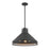 Essentials Seagram 3 Light Pendant, Matte Black - 7-8801-3-89