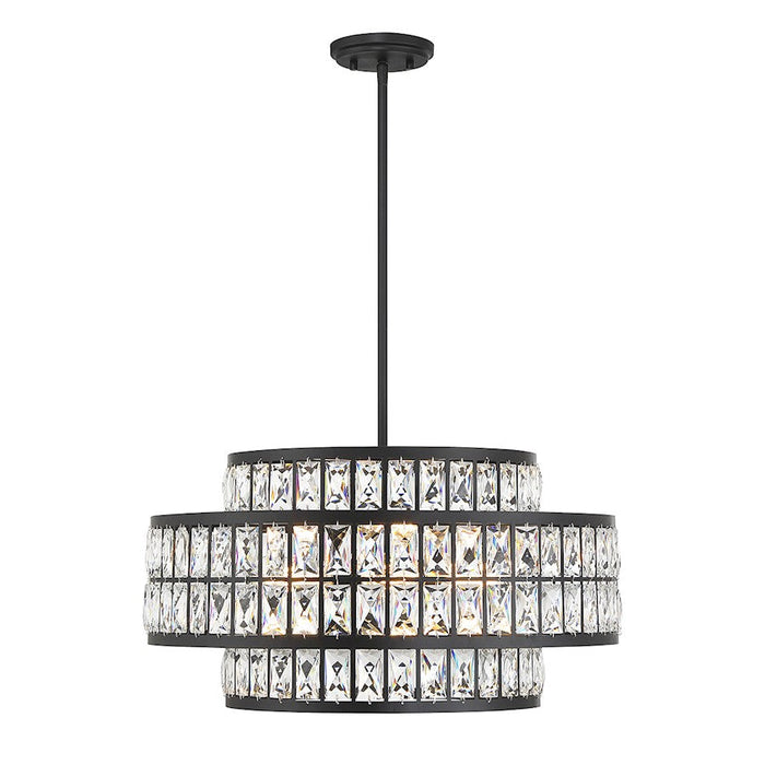 Essentials Renzo 4 Light Pendant, Matte Black - 7-9046-4-89