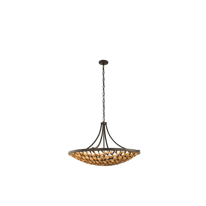 Savoy House Ventura Pendant, Matte Black/Gold