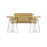 Savoy House Calhoun 2 Light Bath Vanity, Warm Brass