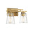 Savoy House Calhoun 2 Light Bath Vanity, Warm Brass