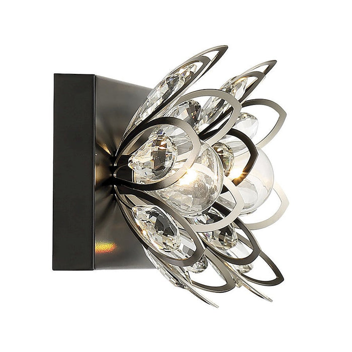 Savoy House Poppy 2 Light Vanity Light, Black