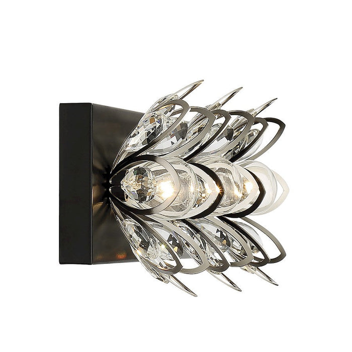 Savoy House Poppy 3 Light Vanity Light, Black