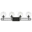 Savoy House Crosby 4 Light Vanity Light, Matte Black/Clear - 8-1860-4-BK