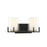 Savoy House Eaton 2 Light Vanity Light, Black/Brass/Clear - 8-1977-2-143