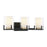 Savoy House Eaton 3 Light Vanity Light, Black/Brass/Clear