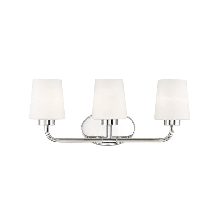 Savoy House Capra 3 Light Bath, Polished Nickel - 8-4090-3-109