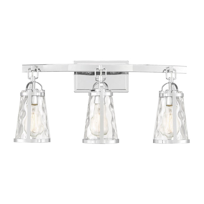 Savoy House Albany 3 Light Bath Vanity, Polished Chrome - 8-560-3-11