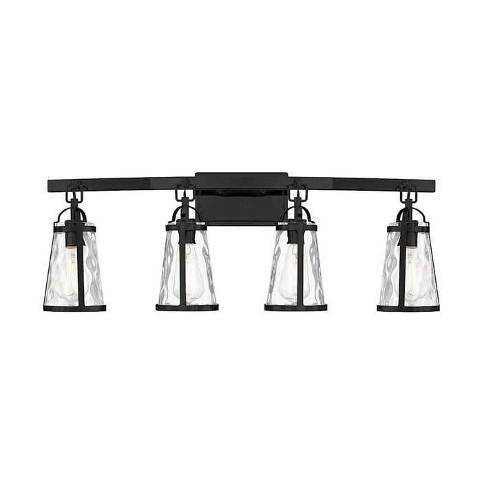 Savoy House Albany 4 Light Bath Vanity, Black - 8-560-4-BK