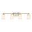 Savoy House Darby 4 Light Bathroom Vanity, Brass/White Opal - 8-6901-4-322