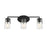 Savoy House Sacremento 3 Light Bath Vanity, Black - 8-7045-3-BK